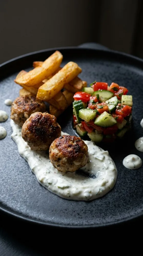 Klopsiki z tzatziki — Creative version